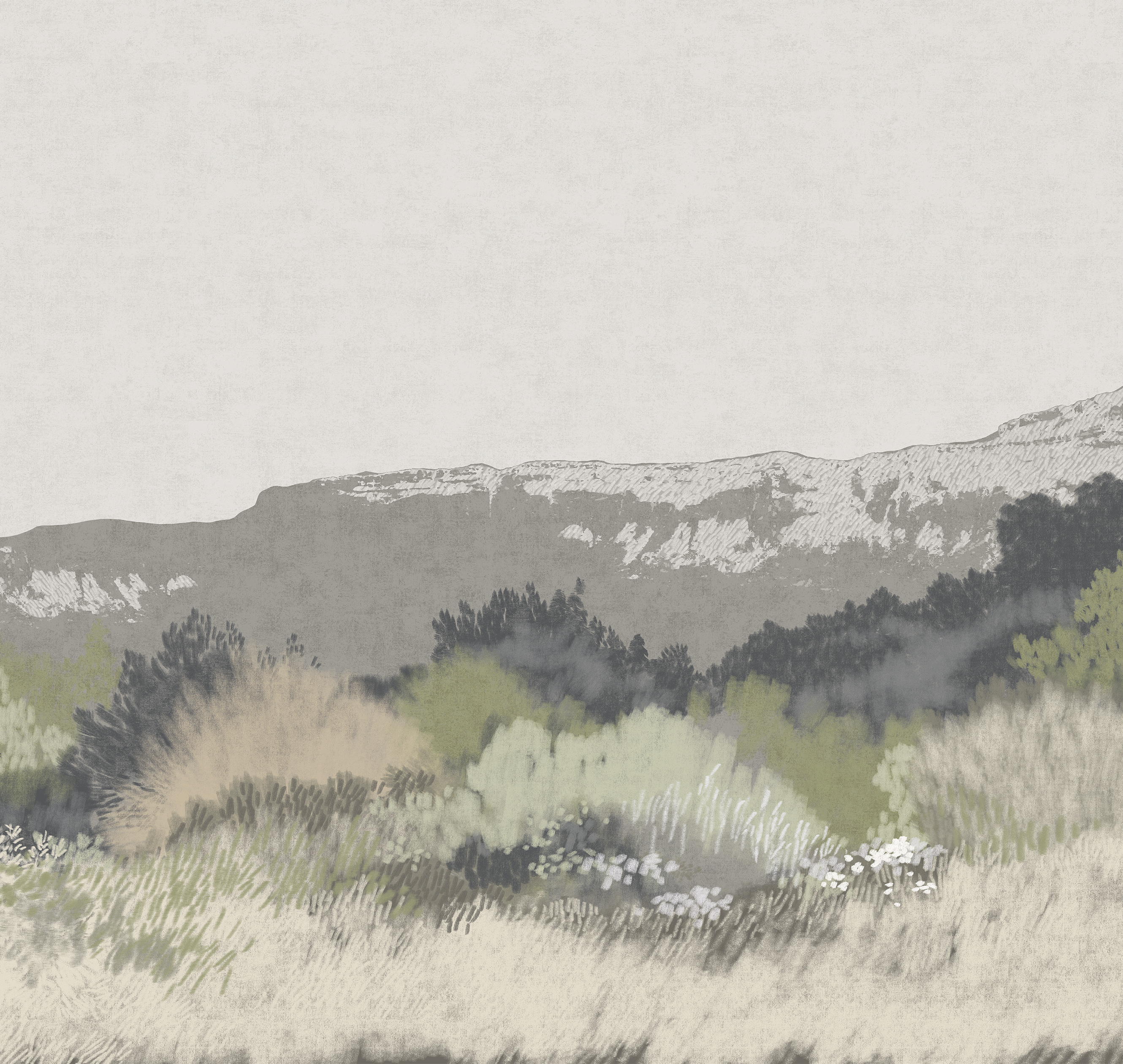 Панно Loymina Пейзаж 2 Степь ART17 005 3×7